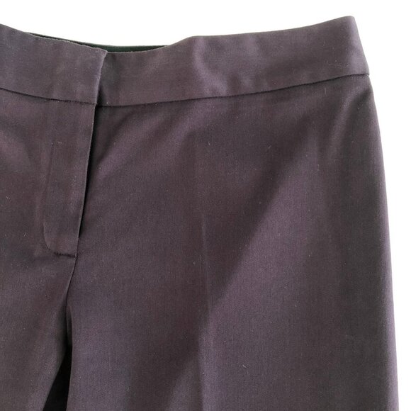 Anne Klein Modern Vintage Slim Fit Polyester Blend Trousers Purple Size 6 - Picture 2 of 9